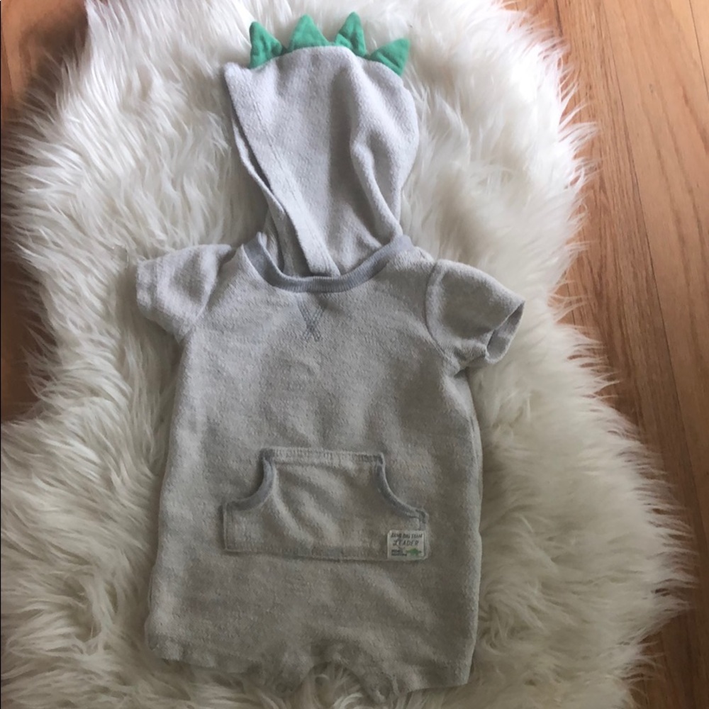 Dinosaur short sleeve romper 9 month